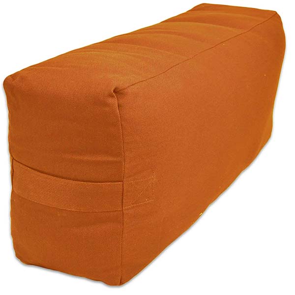 Supportive Rectangular Cotton Yoga Bolster Or Customize Shape