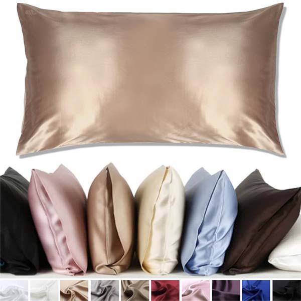 Pure Natural Mulberry Silk Pillowcase Envelope Toddler King Queen Size