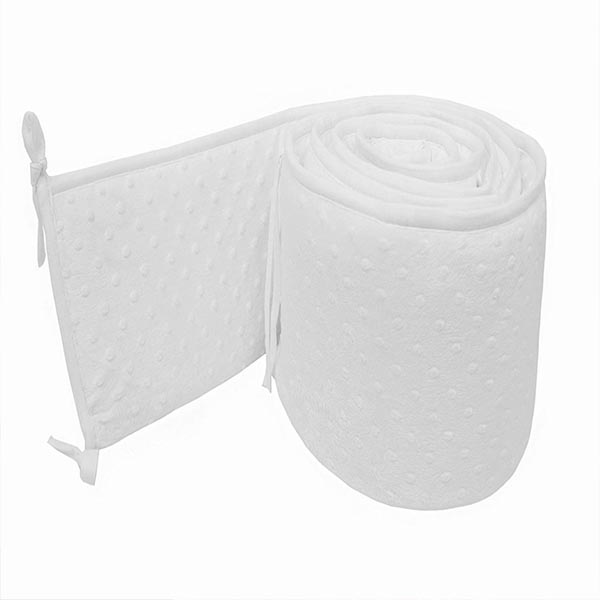 Four-sided Cotton Baby Fitted Crib Bumper With Customize Prints